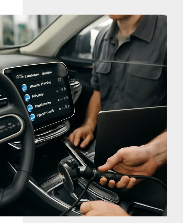 Установка приложений Geely для мультимедиа автомобиля в Чебоксарах